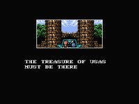 une photo d'Ã©cran de The Treasure Of Usas sur MSX